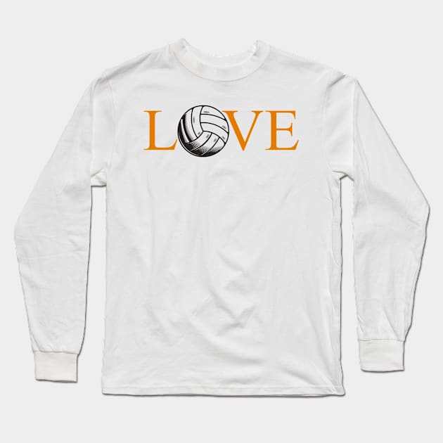 Volleyball Lover Long Sleeve T-Shirt by Issho Ni